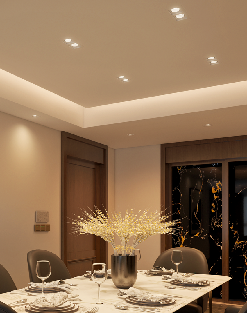 Quickship Desfioli 3in Round Matte White 3500K - Image 3